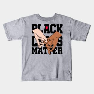 Black lives matter..black white unity Kids T-Shirt